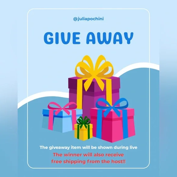 🎉GIVEAWAY ITEM SURPRISE GIFT + FREE SHIPPING FROM THE HOST ❤️🔥@juliapochini🎉 - Picture 1 of 1